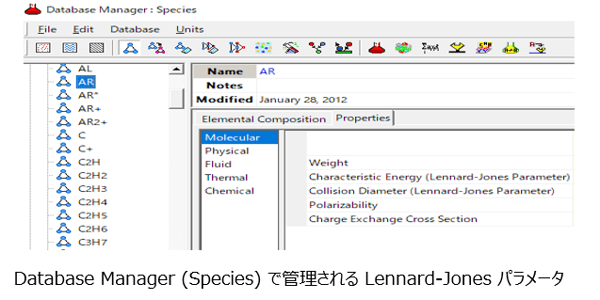 【タイトル入り】Database Manager (Species) で管理される Lennard-Jones パラメータ