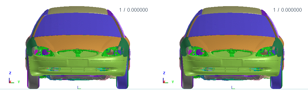 3Dシミュレーションとの連成解析事例 - 車両の重力安定化